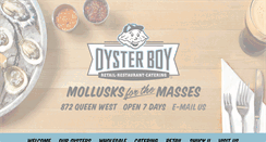 Desktop Screenshot of oysterboy.ca
